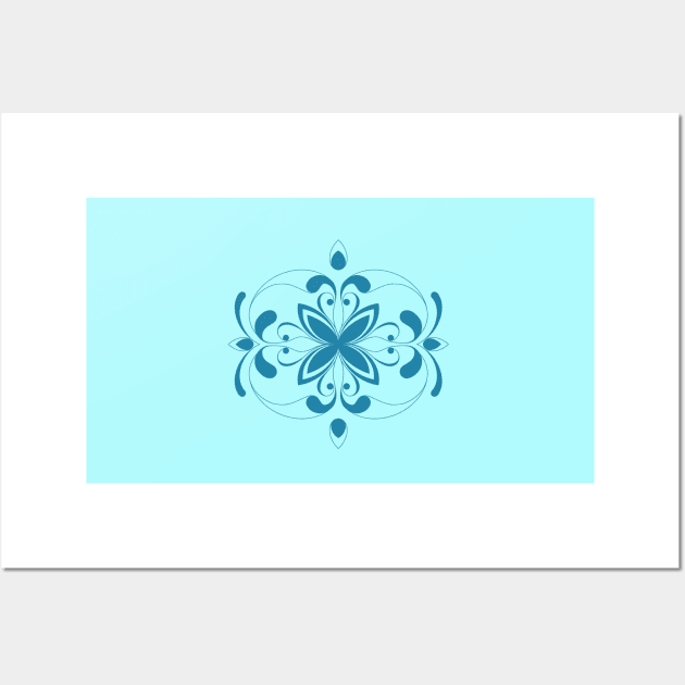 blue mandala Wall Art by stupidpotato1